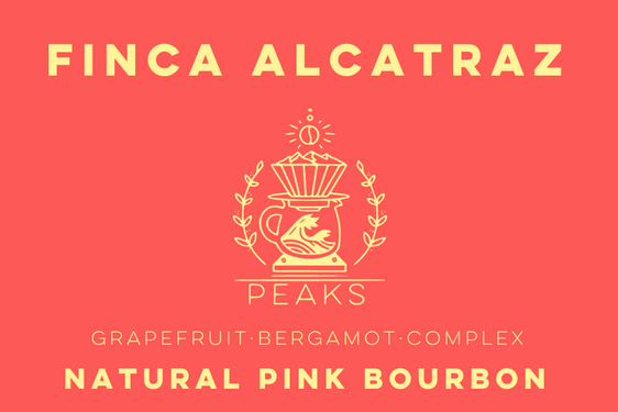 Finca Alcatraz Natural Pink Bourbon 200g - Peaks Series